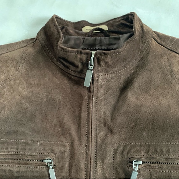 Ruff Hewn Suede Leather brown jacket - Picture 7 of 14